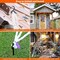 Halloween Decorations Outdoor, 17.7Ft Giant Spider Web and 47" Scary Spider, Large Spider Web for Party Lawn Yard Indoor Outdoor Halloween Decor